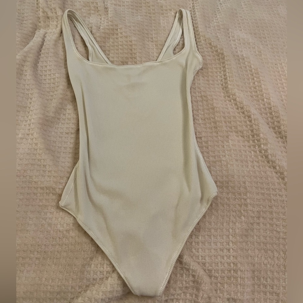 Skims cotton rib bodysuit